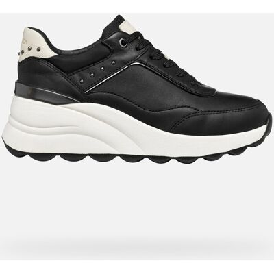 GEOX Schuhe Spherica Ec13 Dame Schwarz/off-white 38 Schwarz/off-white GEOX Schuhe Spherica Ec13 Dame Schwarz/off-white 38 Schwarz/off-white