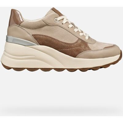 GEOX Schuhe Spherica Ec13 Dame Beige/hellbraun 39 Beige/hellbraun GEOX Schuhe Spherica Ec13 Dame Beige/hellbraun 39 Beige/hellbraun