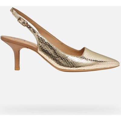 GEOX Schuhe Kleopy Dame Hellgold 37,5 Hellgold GEOX Schuhe Kleopy Dame Hellgold 37,5 Hellgold