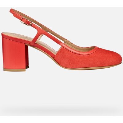 GEOX Schuhe Virnilisa 65 Dame Korallenrot 37,5 Korallenrot GEOX Schuhe Virnilisa 65 Dame Korallenrot 37,5 Korallenrot
