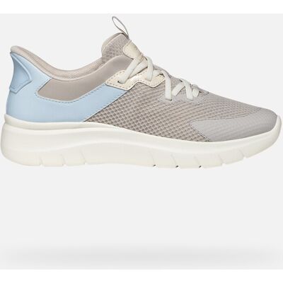 GEOX Schuhe Plummery Plus Dame Grau/helles Azurblau 35 Grau/helles Azurblau GEOX Schuhe Plummery Plus Dame Grau/helles Azurblau 35 Grau/helles Azurblau