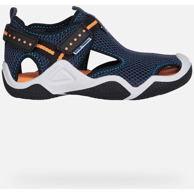 GEOX Schuhe Wader Junge Marineblau/neonorange 34 Marineblau/neonorange GEOX Schuhe Wader Junge Marineblau/neonorange 34 Marineblau/neonorange