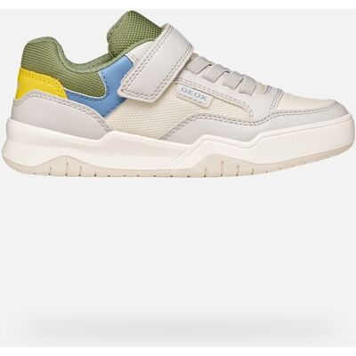 GEOX Schuhe Perth Junge Hellgrau/grün 34 Hellgrau/grün GEOX Schuhe Perth Junge Hellgrau/grün 34 Hellgrau/grün