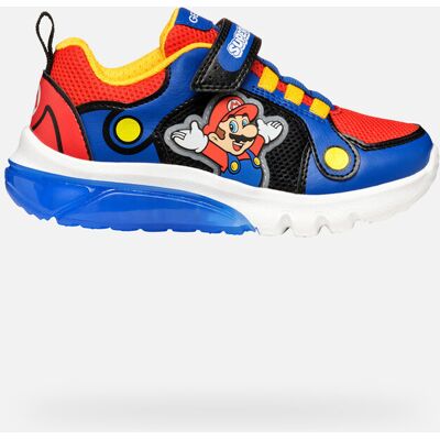 GEOX Schuhe Ciberdron Junge Königsblau/rot 35 Königsblau/rot GEOX Schuhe Ciberdron Junge Königsblau/rot 35 Königsblau/rot