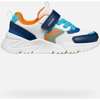 GEOX Schuhe Loftus Junge Weiß/azurblau 34 Weiß/azurblau GEOX Schuhe Loftus Junge Weiß/azurblau 34 Weiß/azurblau