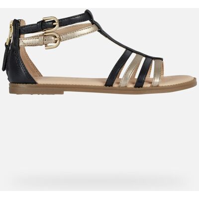 GEOX Schuhe Sandal Karly Mädchen Schwarz/platin 36 Schwarz/platin GEOX Schuhe Sandal Karly Mädchen Schwarz/platin 36 Schwarz/platin