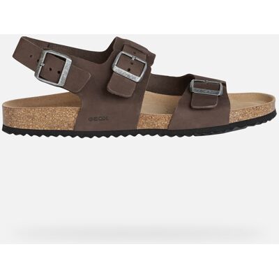 GEOX Schuhe Sandal Ghita Herr Dunkelbraun 43 Dunkelbraun GEOX Schuhe Sandal Ghita Herr Dunkelbraun 43 Dunkelbraun