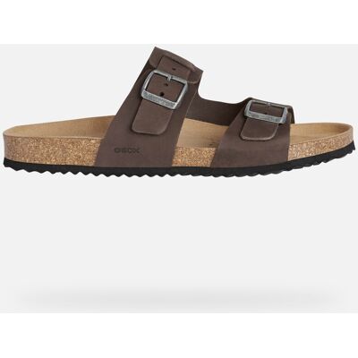 GEOX Schuhe Sandal Ghita Herr Dunkelbraun 40 Dunkelbraun GEOX Schuhe Sandal Ghita Herr Dunkelbraun 40 Dunkelbraun