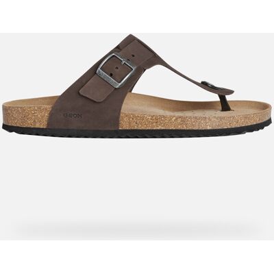 GEOX Schuhe Sandal Ghita Herr Dunkelbraun 43 Dunkelbraun GEOX Schuhe Sandal Ghita Herr Dunkelbraun 43 Dunkelbraun