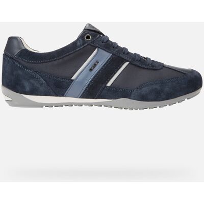 GEOX Schuhe Wells Herr Dunkles Marineblau 43 Dunkles Marineblau GEOX Schuhe Wells Herr Dunkles Marineblau 43 Dunkles Marineblau