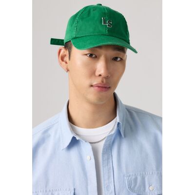 Levi's Kappe mit Monogramm - Herren - Grün / Grün One Size Levi's Kappe mit Monogramm - Herren - Grün / Grün One Size