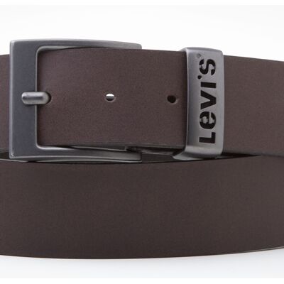 Levi's Ashland Metal Gürtel - Herren - Braun / Braun 85 Levi's Ashland Metal Gürtel - Herren - Braun / Braun 85