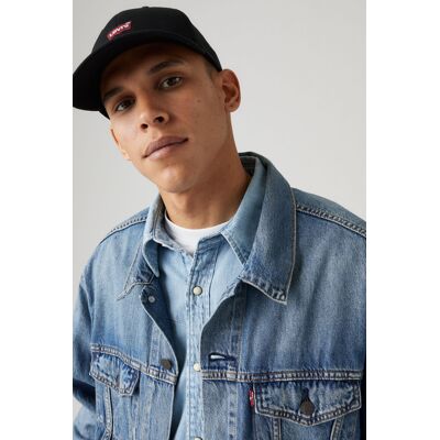 Levi's Housemark Flexfit Cap - Herren - Schwarz / Schwarz One Size Levi's Housemark Flexfit Cap - Herren - Schwarz / Schwarz One Size