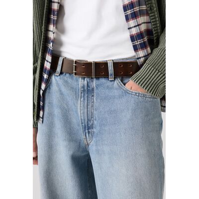 Levi's Potrero Gürtel mit Doppeldornschließe - Herren - Braun / Braun 80 Levi's Potrero Gürtel mit Doppeldornschließe - Herren - Braun / Braun 80