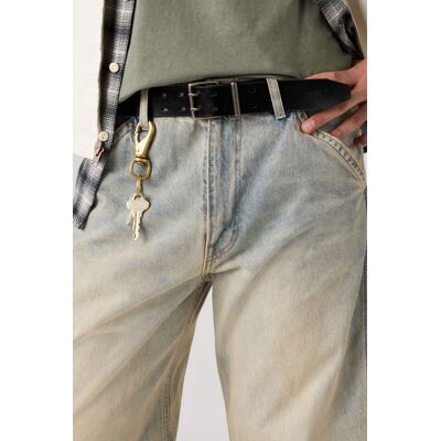 Levi's Potrero Gürtel mit Doppeldornschließe - Herren - Schwarz / Schwarz 95 Levi's Potrero Gürtel mit Doppeldornschließe - Herren - Schwarz / Schwarz 95