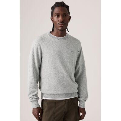Levi's Lightweight Housemark Sweater - Herren - Grau / Grau XL Levi's Lightweight Housemark Sweater - Herren - Grau / Grau XL