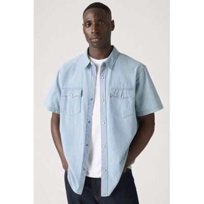 Levi's Relaxed Fit Kurzarm-Westernhemd - Herren - Blau / Blau XL Levi's Relaxed Fit Kurzarm-Westernhemd - Herren - Blau / Blau XL