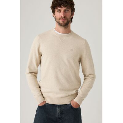 Levi's Leichter Housemark Pullover - Herren - Neutral / Neutral 2XL Levi's Leichter Housemark Pullover - Herren - Neutral / Neutral 2XL
