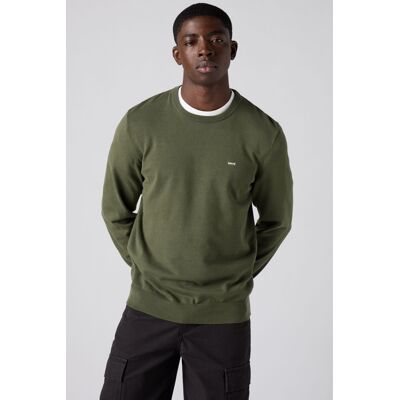 Levi's Leichter Housemark Pullover - Herren - Grün / Grün M Levi's Leichter Housemark Pullover - Herren - Grün / Grün M