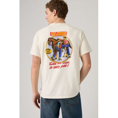 Levi's Relaxed Fit T-Shirt mit Grafik - Herren - Weiß / Weiß 2XL Levi's Relaxed Fit T-Shirt mit Grafik - Herren - Weiß / Weiß 2XL