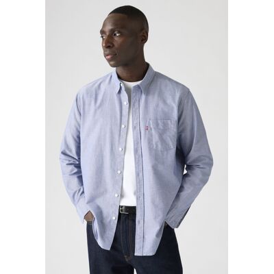 Levi's Classic Standard Pocket Shirt - Herren - Blau / Blau S Levi's Classic Standard Pocket Shirt - Herren - Blau / Blau S