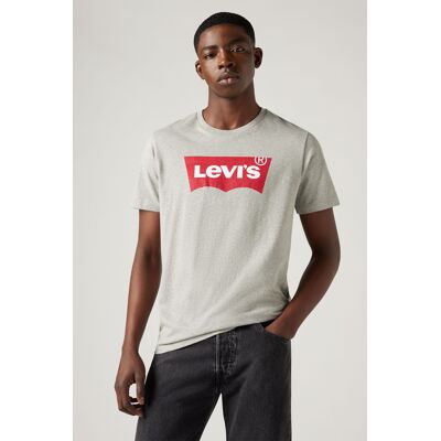 Levi's Set-In Neck T-Shirt mit Grafik - Herren - Grau / Grau 2XL Levi's Set-In Neck T-Shirt mit Grafik - Herren - Grau / Grau 2XL