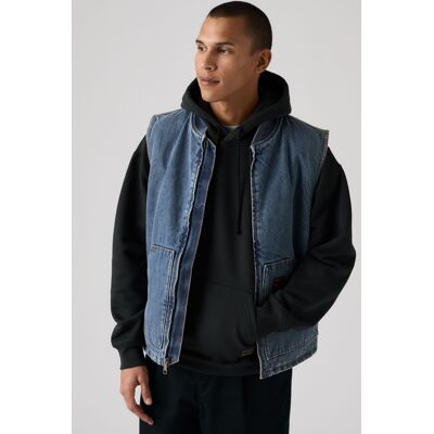 Levi's Sansome Weste - Herren - Mittlere Waschung / Mittlere Waschung XS Levi's Sansome Weste - Herren - Mittlere Waschung / Mittlere Waschung XS