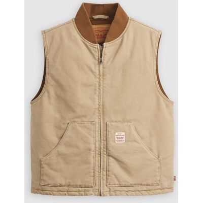 Levi's Sansome Weste - Herren - Beige / Beige XS Levi's Sansome Weste - Herren - Beige / Beige XS