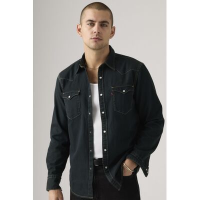 Levi's Barstow Standard Fit Westernhemd - Herren - Schwarz / Schwarz S Levi's Barstow Standard Fit Westernhemd - Herren - Schwarz / Schwarz S