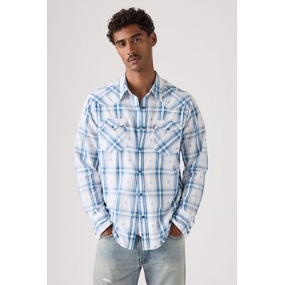 Levi's Barstow Standard Fit Westernhemd - Herren - Blau / Blau M Levi's Barstow Standard Fit Westernhemd - Herren - Blau / Blau M
