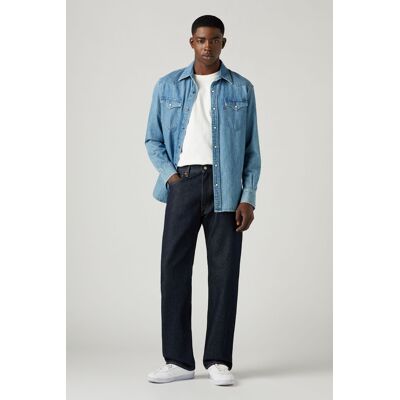 Levi's 555 Relaxed Straight Jeans - Herren - Dunkle Waschung / Dunkle Waschung 33X32 Levi's 555 Relaxed Straight Jeans - Herren - Dunkle Waschung / Dunkle Waschung 33X32