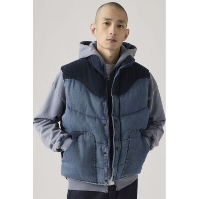 Levi's Weste im Stil des Wilden Westens - Herren - Blau / Blau L Levi's Weste im Stil des Wilden Westens - Herren - Blau / Blau L
