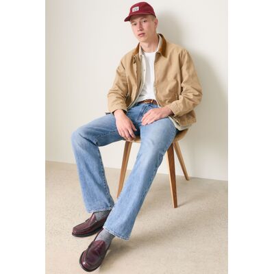 Levi's 555 Relaxed Straight Lightweight Jeans aus Linen+ Denim - Herren - Mittlere Waschung / Mittlere Waschung 36X34 Levi's 555 Relaxed Straight Lightweight Jeans aus Linen+ Denim - Herren - Mittlere Waschung / Mittlere Waschung 36X34