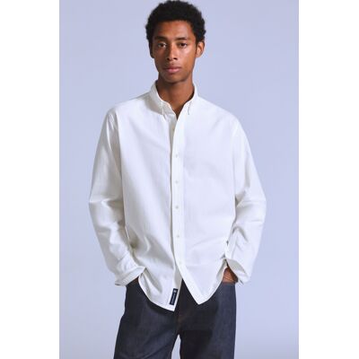 Levi's Lässiges Button Down Shirt - Herren - Weiß / Weiß S Levi's Lässiges Button Down Shirt - Herren - Weiß / Weiß S