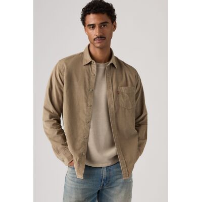 Levi's Corduroy Classic Pocket Standard Fit Shirt - Herren - Braun / Braun S Levi's Corduroy Classic Pocket Standard Fit Shirt - Herren - Braun / Braun S