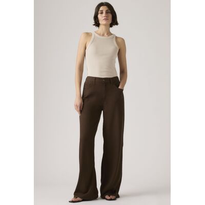 Levi's Cinch Wide Leg Hose aus Leinen - Damen - Braun / Braun 26X31 Levi's Cinch Wide Leg Hose aus Leinen - Damen - Braun / Braun 26X31