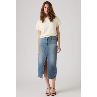 Levi's Decon Midirock mit Schlitz - Damen - Mittlere Waschung / Mittlere Waschung 25 Levi's Decon Midirock mit Schlitz - Damen - Mittlere Waschung / Mittlere Waschung 25