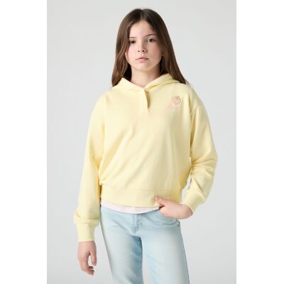 Levi's Teenager Strawberry Snap Hoodie - Damen - Gelb / Gelb 12A Levi's Teenager Strawberry Snap Hoodie - Damen - Gelb / Gelb 12A