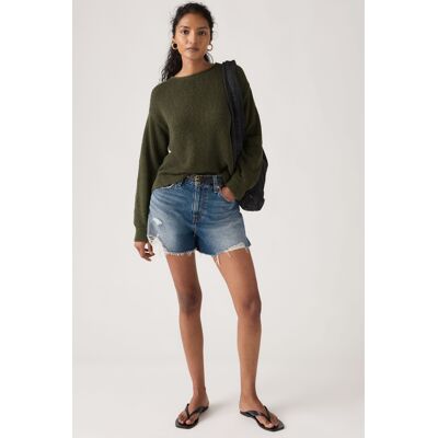 Levi's Ribcage Shorts - Damen - Dunkle Waschung / Dunkle Waschung 24 Levi's Ribcage Shorts - Damen - Dunkle Waschung / Dunkle Waschung 24