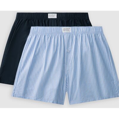 Levi's Woven Boxer - 2 pack - Herren - Blau / Blau XL Levi's Woven Boxer - 2 pack - Herren - Blau / Blau XL