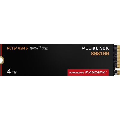Western Digital Wd_black 3D SN8100 4TB M.2 PCIe 5.0 x4 TLC NAND SSD-Laufwerk Western Digital Wd_black 3D SN8100 4TB M.2 PCIe 5.0 x4 TLC NAND SSD-Laufwerk