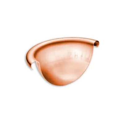 Dachrinne Viertelkugel Grömo zum Löten, universal, Kupfer, verschiedene Größen (Ausführung: Nenngröße 250. Ø 105mm) Dachrinne Viertelkugel Grömo zum Löten, universal, Kupfer, verschiedene Größen (Ausführung: Nenngröße 250. Ø 105mm)