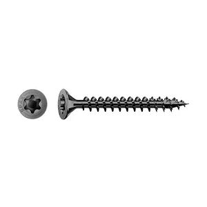 Senkkopfschraube SPAX®, schwarz verzinkt, Vollgewinde, 3x30mm, VPE:200 Senkkopfschraube SPAX®, schwarz verzinkt, Vollgewinde, 3x30mm, VPE:200