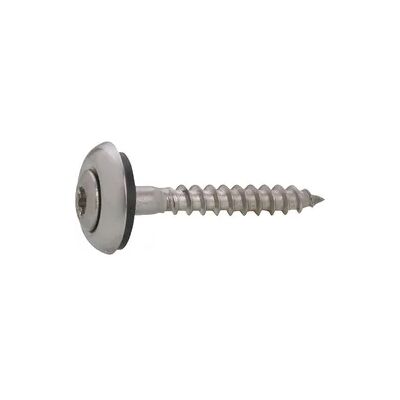 Torx-Spenglerschraube blank mit EPDM-Dichtung und Edelstahlrosette Ø 4,5 x 55 (100 Stück) Torx-Spenglerschraube blank mit EPDM-Dichtung und Edelstahlrosette Ø 4,5 x 55 (100 Stück)