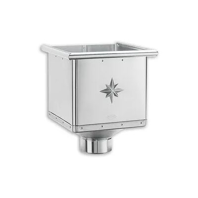 Wasserfangkasten Grömo kubisch, Aluminium, verschiedene Größen (Ausführung: Ø 80mm. 240mm breit) Wasserfangkasten Grömo kubisch, Aluminium, verschiedene Größen (Ausführung: Ø 80mm. 240mm breit)