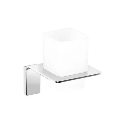 Glashalter Erico mit Wandhalter Zink verchromt Evenes Glashalter Erico mit Wandhalter Zink verchromt Evenes