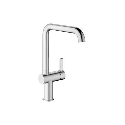 Spültischmischer KWC Bevo E Schwenkauslauf Ausladung 220 mm seitliche Betätigung Edelstahl gebürstet Spültischmischer KWC Bevo E Schwenkauslauf Ausladung 220 mm seitliche Betätigung Edelstahl gebürstet