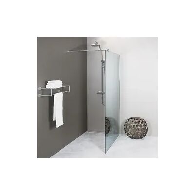 Walk-In Glasduschwand Elja mit Wandprofil + Stabi.-Stange rund 980x2000x8 mm ESG Spiegel lichtd. Evenes Walk-In Glasduschwand Elja mit Wandprofil + Stabi.-Stange rund 980x2000x8 mm ESG Spiegel lichtd. Evenes