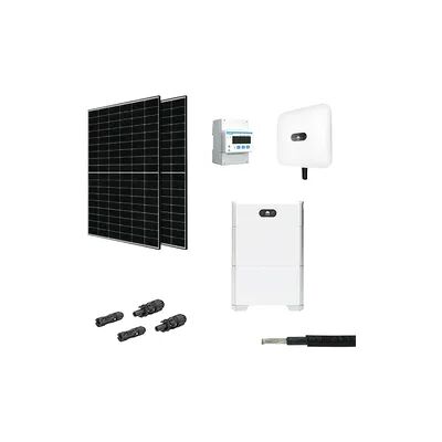 5 kWp PV Anlage mit Speicher Komplettpaket, HUAWEI Wechselrichter 5 KTL, HUAWEI Batteriespeicher 10 kWh, Trina Solar Modul 450Wp 5 kWp PV Anlage mit Speicher Komplettpaket, HUAWEI Wechselrichter 5 KTL, HUAWEI Batteriespeicher 10 kWh, Trina Solar Modul 450Wp