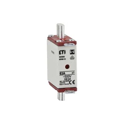 Sicherung NH AC 500V, Gr. C00/ 16A ISO, VPE 3 ETI Sicherung NH AC 500V, Gr. C00/ 16A ISO, VPE 3 ETI